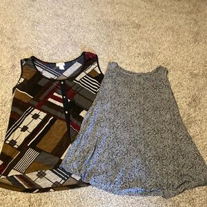 Set of 2 women’s tank tops, size 2X